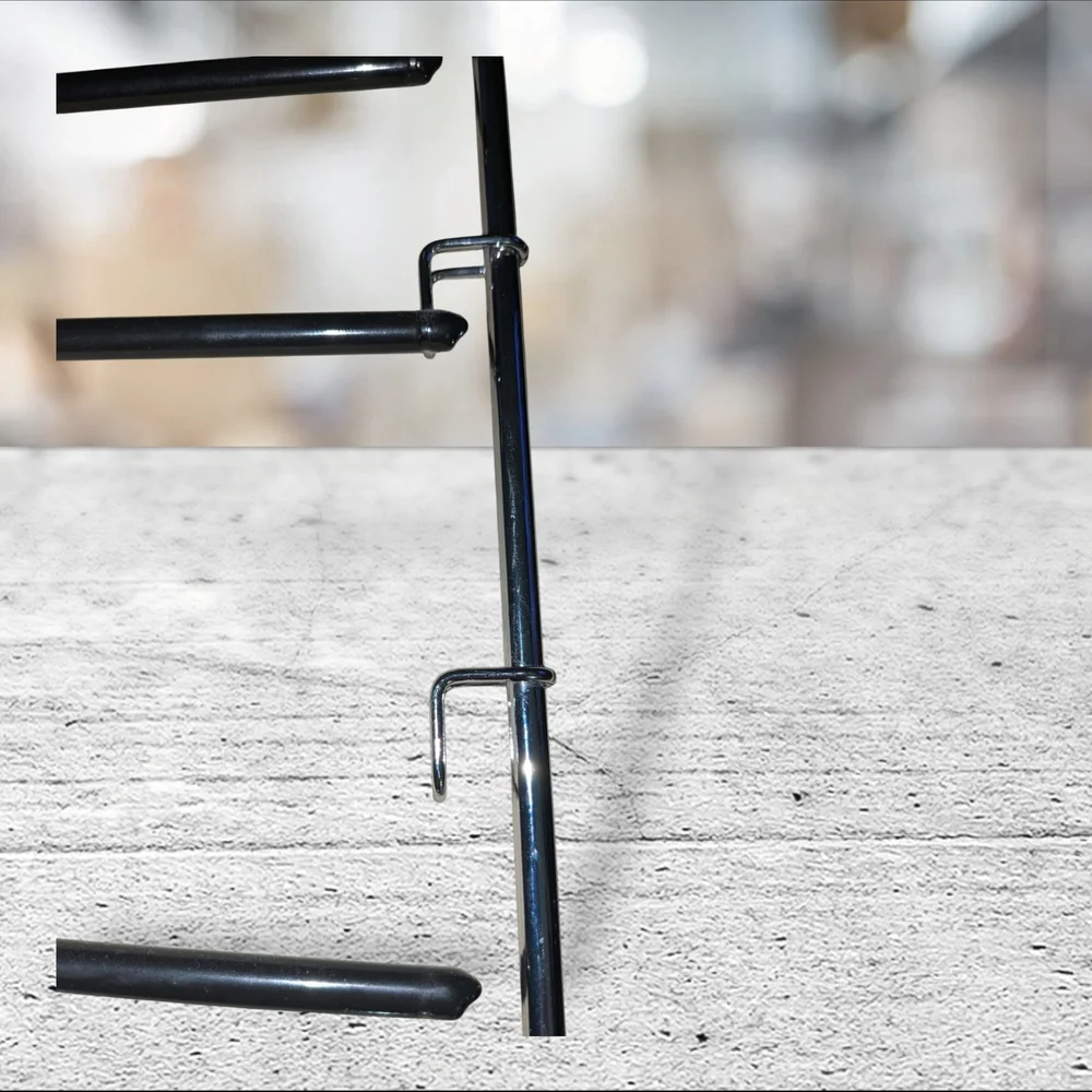 2 (Two) Metal Swing Out Skirt/Pant/Towel Hangars